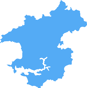 The county of Pembrokeshire